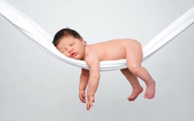 Baby relaxing
