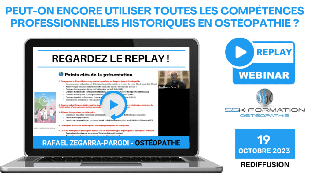 replay webinar ssk peut on encore utiliser toutes les compétences pro historiques en osteo