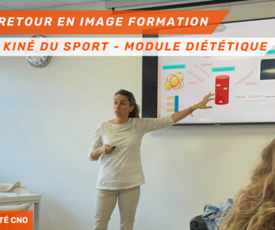 Retour en Image Formation Kiné du Sport, Module Diététique