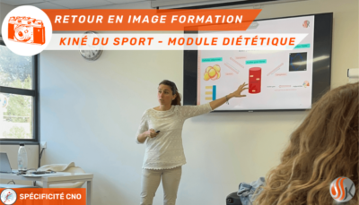 Retour en Image Formation Kiné du Sport, Module Diététique