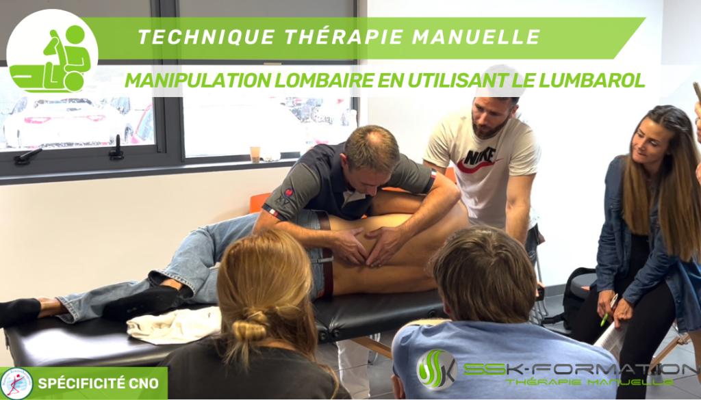 Vidéo Technique de Manipulation Lombaire en utilisant le Lumbarol