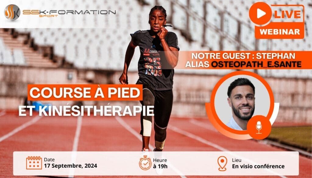 Participez à notre Webinar sur la Kinésithérapie et la Course à Pied – 17 septembre 2024