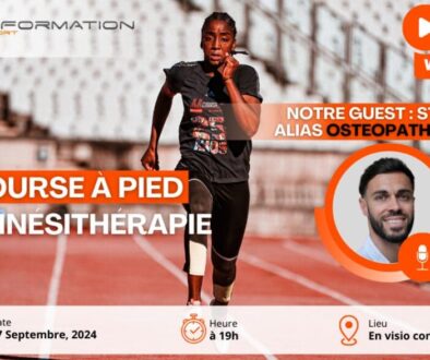 Participez à notre Webinar sur la Kinésithérapie et la Course à Pied – 17 septembre 2024