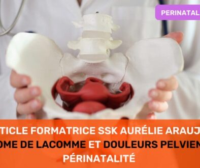 Article Formatrice SSK Aurélie Araujo Syndrome de Lacomme et douleurs pelviennes en périnatalité 