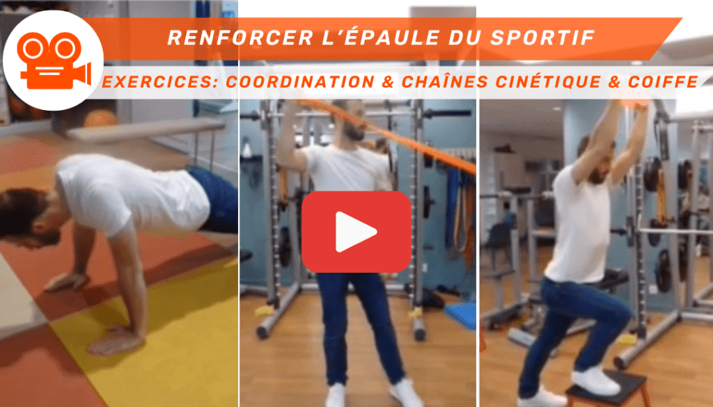 Renforcer l’épaule du sportif Exercices Coordination, coiffe et chaîne cinétique - Vidéo (Episode 4)