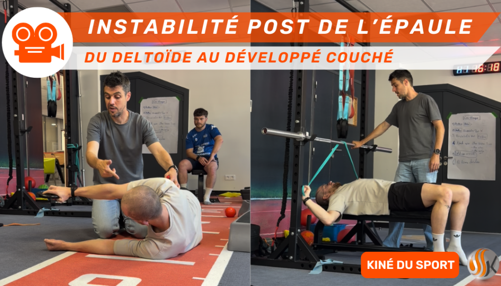 Instabilité postérieure de l'épaule Réactivez le deltoïde post et redevenez fort au développé couché ! (vidéos)
