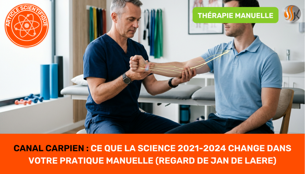 Canal carpien ce que la science 2021-2024 change vraiment dans votre pratique manuelle (regard de Jan De Laere)