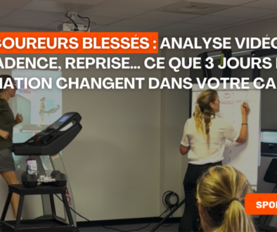 Coureurs blessés analyse vidéo, cadence, reprise… ce que 3 jours de formation changent dans votre cabinet